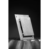 Looox ontluchtingsrooster 15x15cm met klem bevestiging RVS